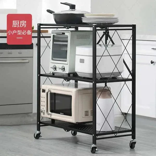 Foldable Kitchen Trolly