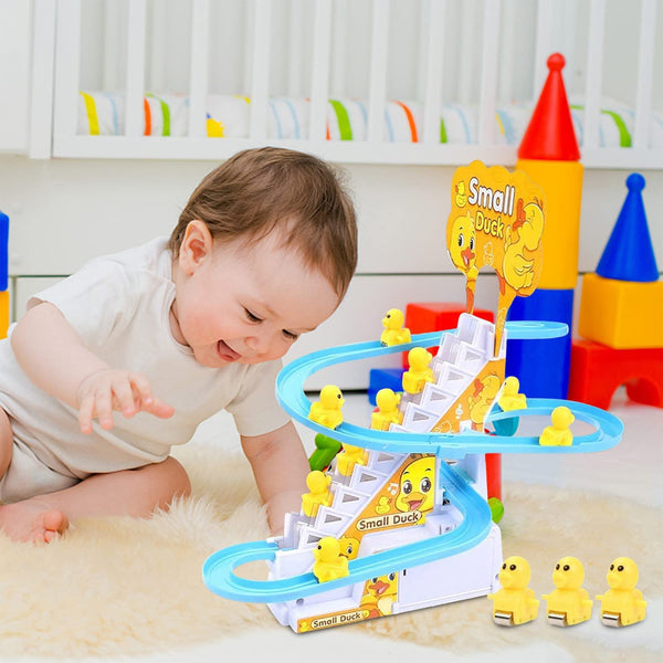 HAPPY DUCK SLIDE N CLIMBING TOY