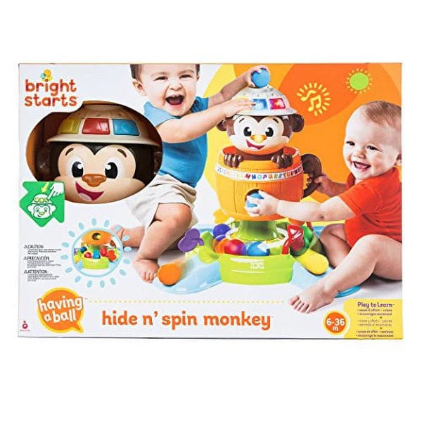 Bright Starts - Hide n Spin Monkey