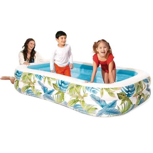 Intex Tropical Swim Center Family Inflatable Pool