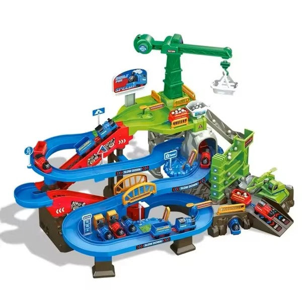Car Parking lot Construction Race track toy For Kids