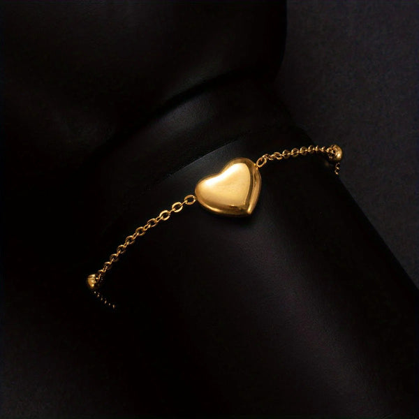 Dotted Heart Bracelet