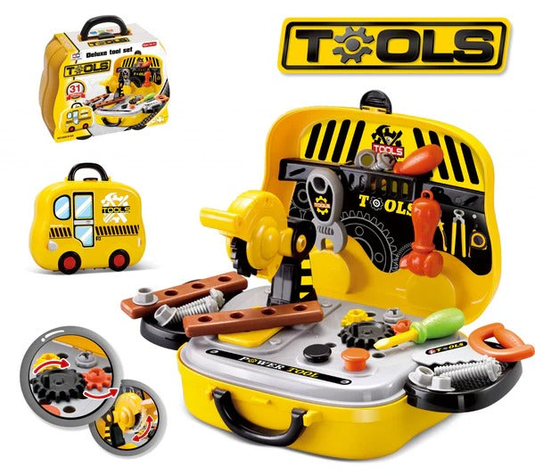 Tool Set With Portable Suit Case For Kids