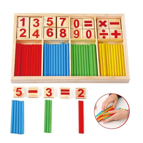 Mathematical Intelligence Stick Wooden toy