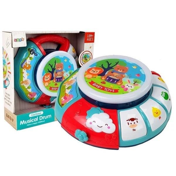 Jiestar Interactive Baby drum toy With Light And Music