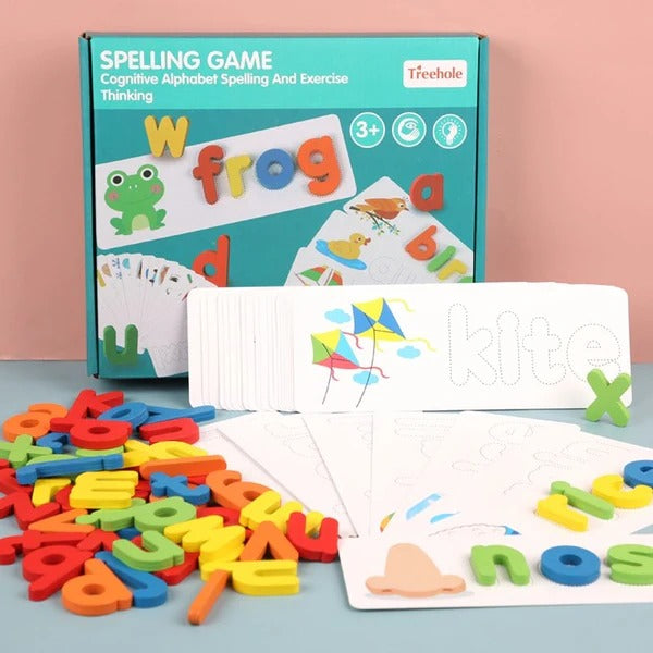 26 English Spelling Cards For Early Learning