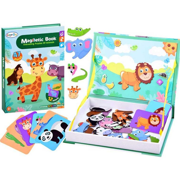 Magnetic Animal Puzzle Book