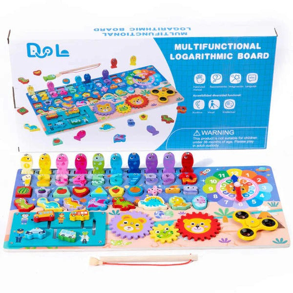 8 in 1 Puzzle Set Wooden Puzzle Board