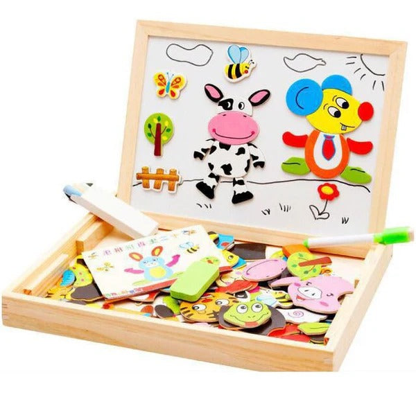 Intelligence Spell Music Series Magnetic baby Puzzle Game