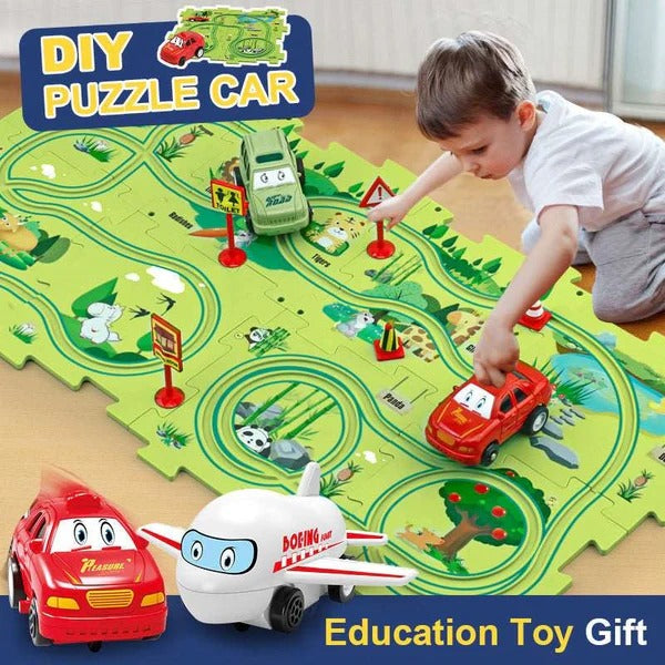 Kids Electric Track Toy Set 25 Peices Jigsaw Puzzle