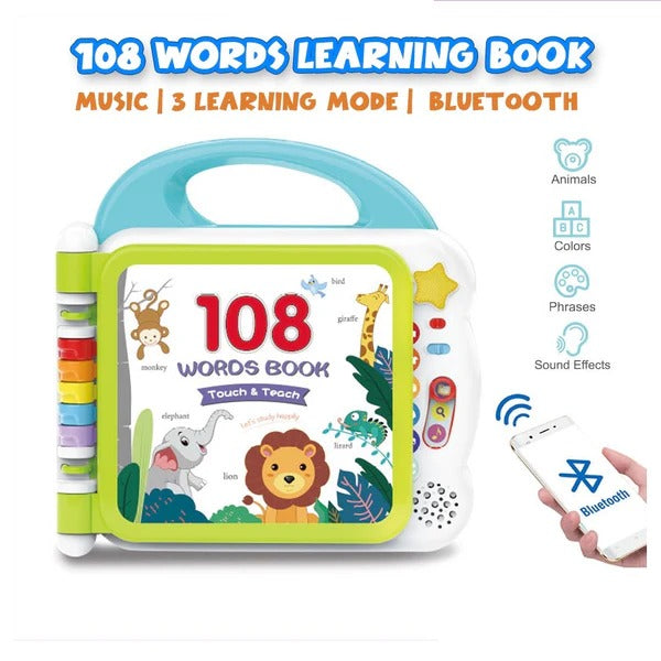 Touch And Learn 108 Words With Bluetooth And Music And Sound