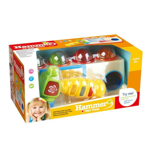 Hammer Ball Table With Light and Music Game