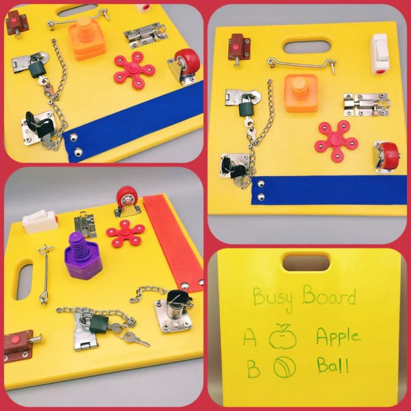Wooden Montessori Busy Activity Learning Board