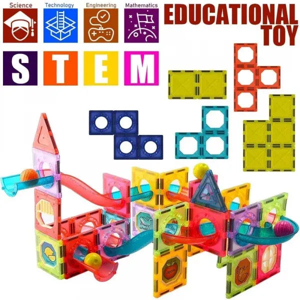 DIY Creative Magnetic Building Blocks -72 Peices