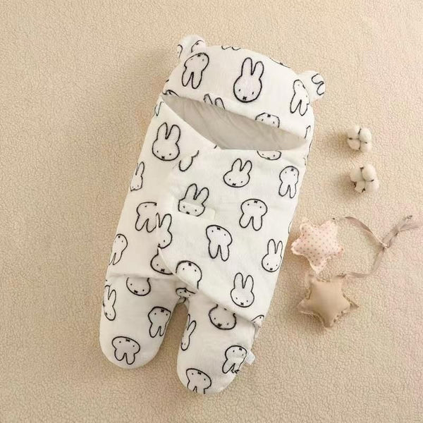 Winter warm 3 Layers Fleece Sleeping Bag (Random Design)