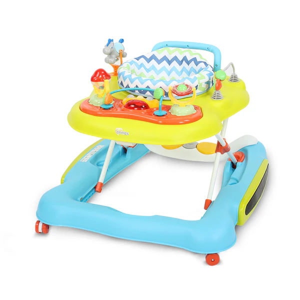 Tinnies Baby Walker 4 In 1 ( Blue Yellow )