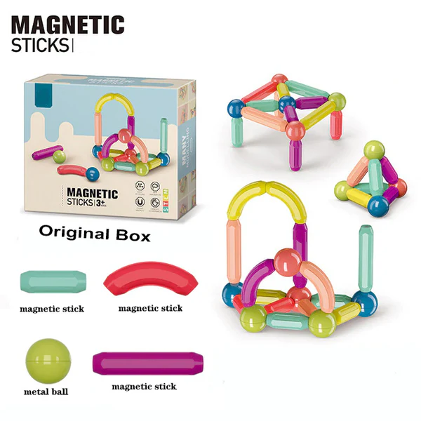 36 PCS Magnetic Building Blocks Set Assembling Game