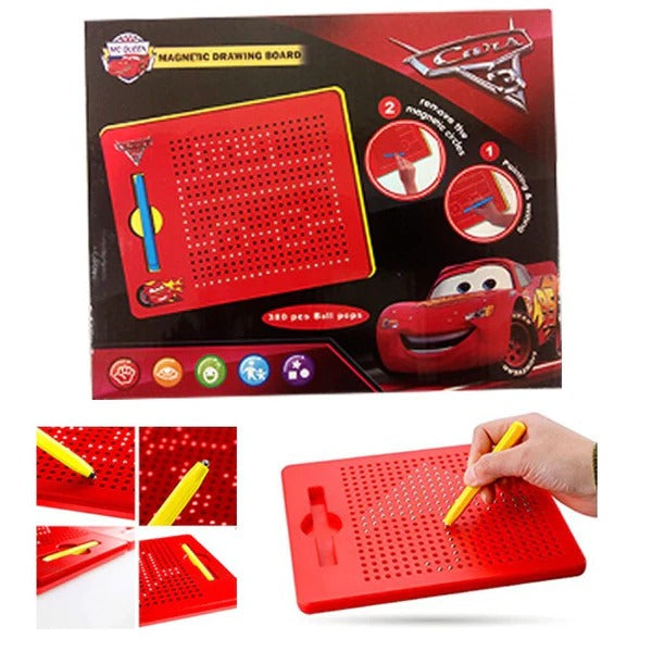 Cars MCQueen Magnetic Drawimg Board 714 Pcs Ball Pops Large