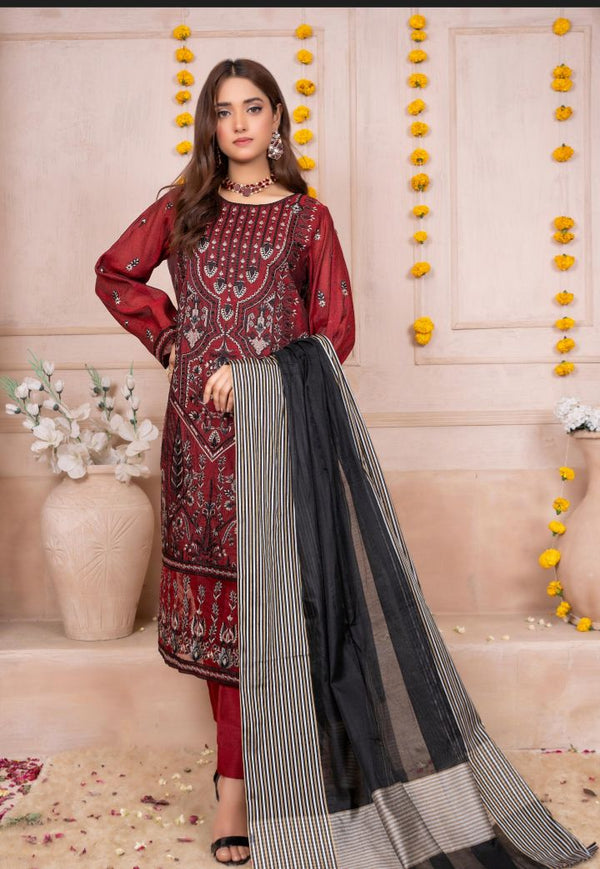 ZESH Luxury Stiched Edition Jacquard Fully Embroidered