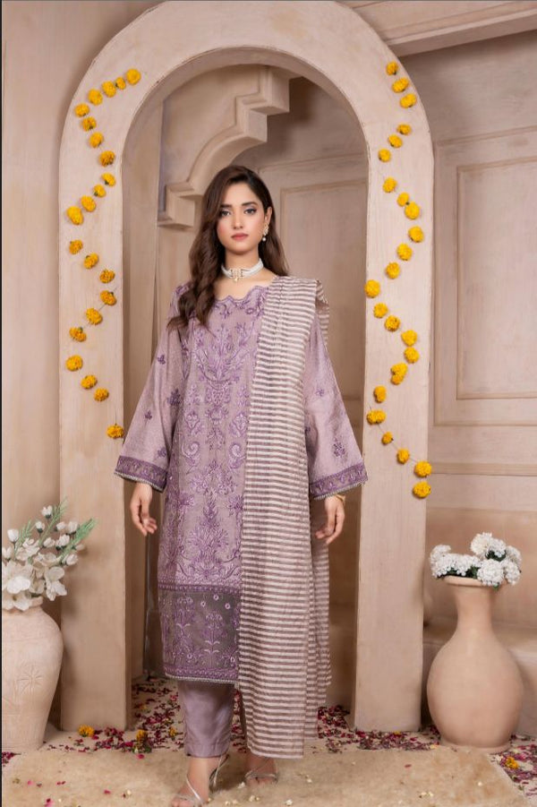 ZESH Luxury Stiched Edition Jacquard Fully Embroidered