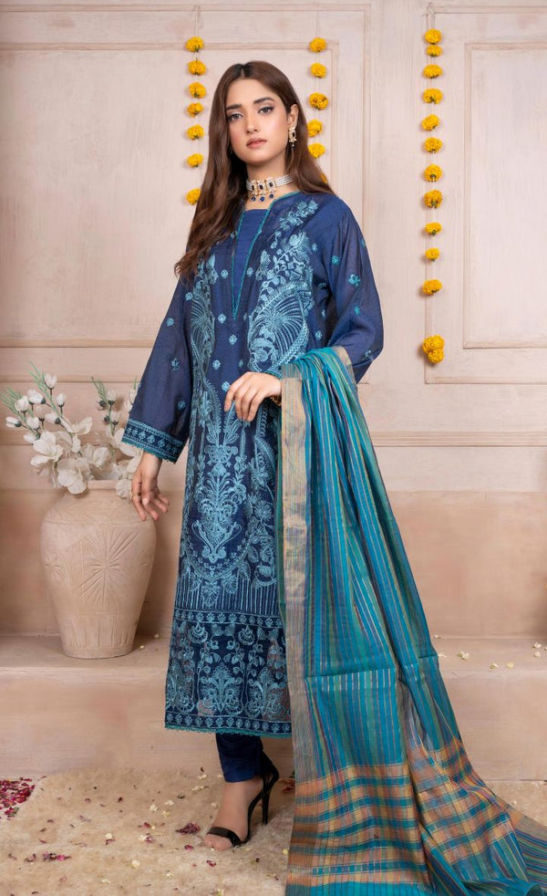 ZESH Luxury Stiched Edition Jacquard Fully Embroidered