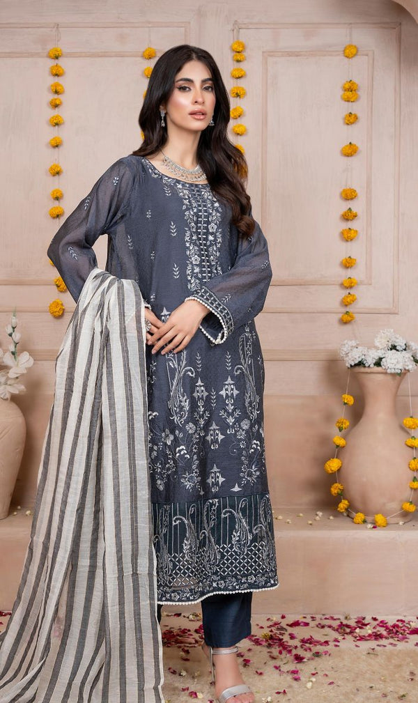 ZESH Luxury Stiched Edition Jacquard Fully Embroidered