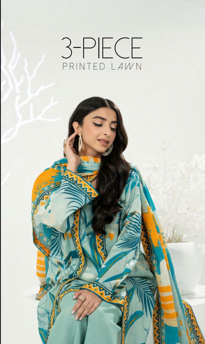 Printed Unstitched 3-piece pop collection