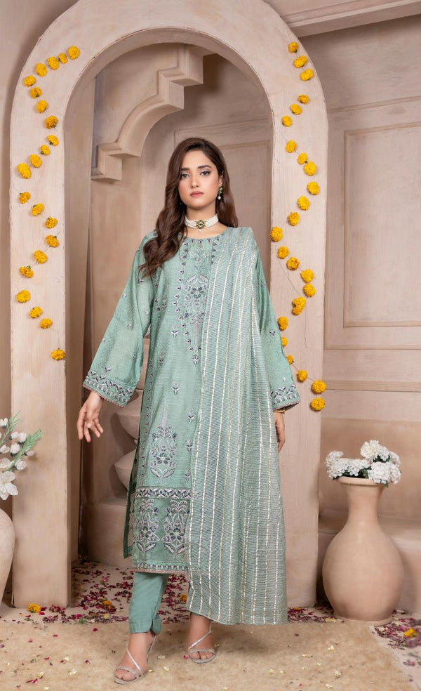 ZESH Luxury Stiched Edition Jacquard Fully Embroidered