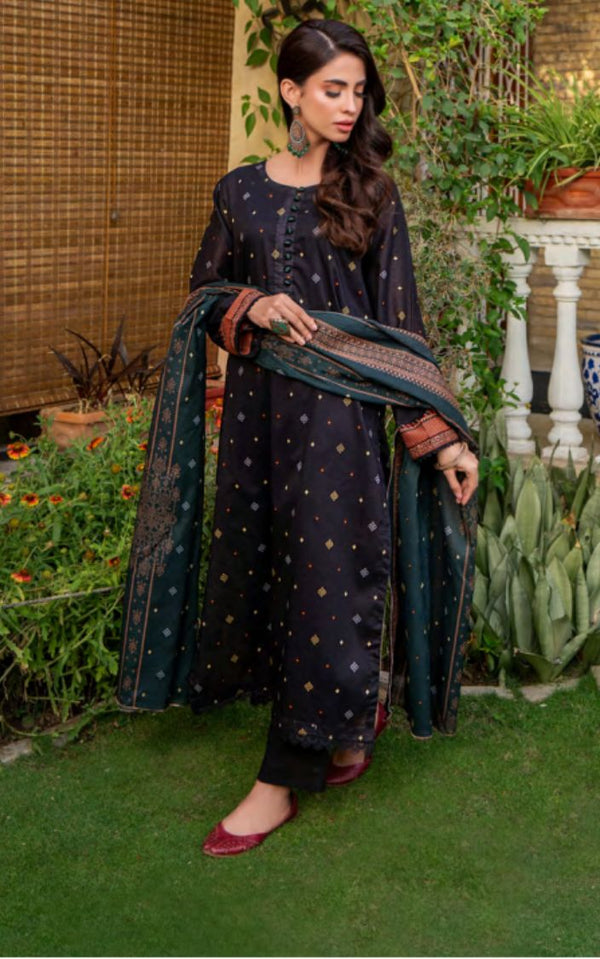 ZESH UNSTICHED PRINTED PREMIUM LAWN (3 PIECE)