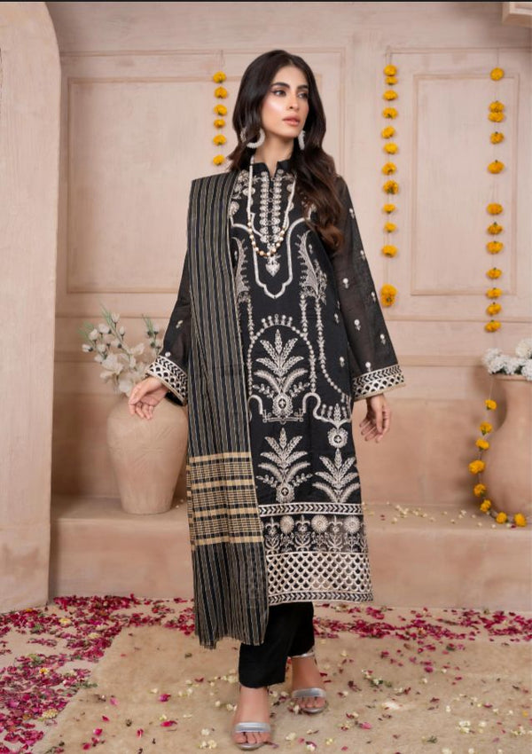 ZESH Luxury Stiched Edition Jacquard Fully Embroidered