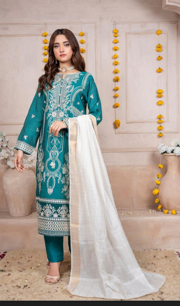 ZESH Luxury Stiched Edition Jacquard Fully Embroidered