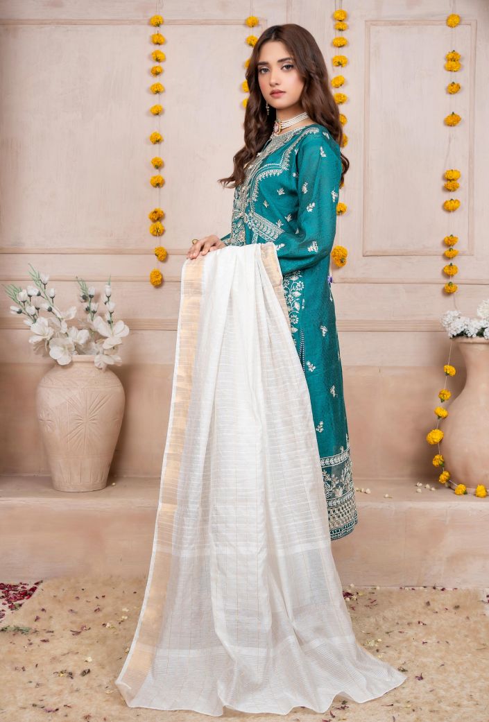 ZESH Luxury Stiched Edition Jacquard Fully Embroidered