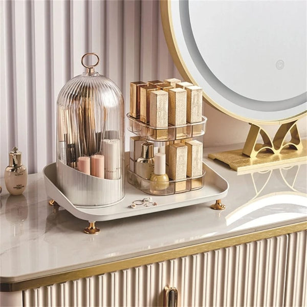 Spin Style Brush Holder & Lipstick Caddy