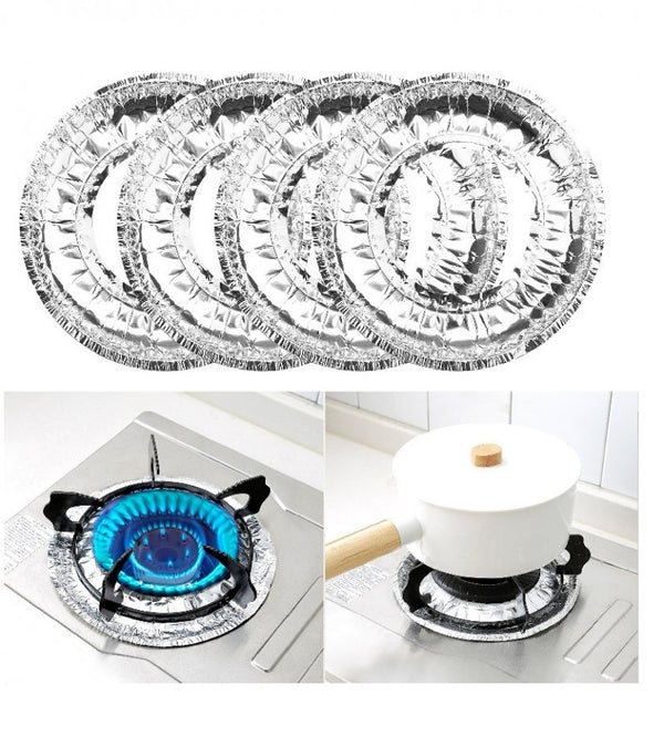 10Pcs Disposable Aluminium Stove Protector