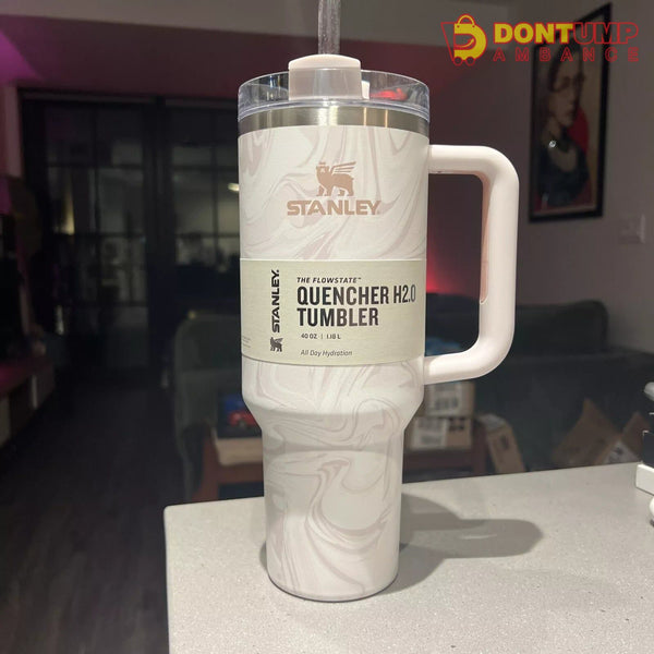 STANLEY QUENCHER H2.0 FLOWSTATE TUMBLER 40 OZ - 1200ML (WHITE PATTERN)